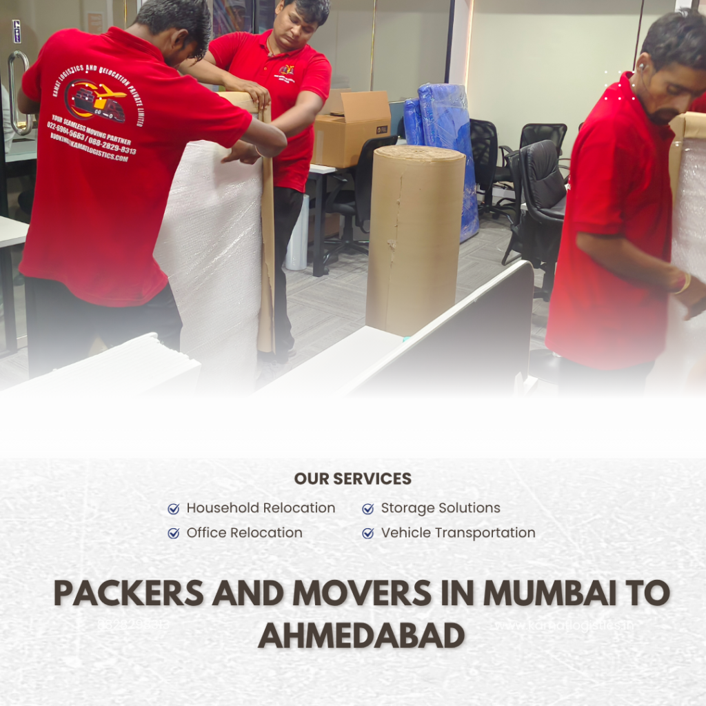 Packers and Movers in Mumbai to Ahmedabad
