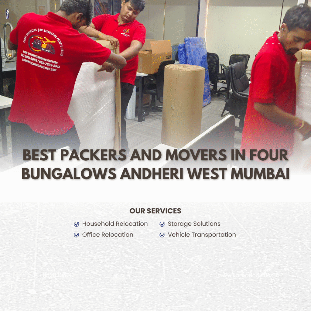 Best Packers and Movers in Four Bungalows Andheri West Mumbai
